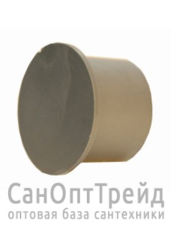 Заглушка ПП для внутренней канализации 110 20125437 - фото 24776