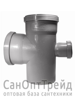 Крестовина ПП для внутренней канализации 90гр 50х50х50 20125680 - фото 24793
