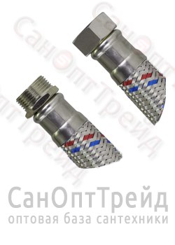Подводка для воды ГИГАНТ 1" 0,80м г/ш нерж. сталь TiM 20123087 - фото 24997