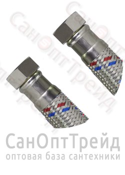 Подводка для воды ГИГАНТ 3/4" 0,50м г/г нерж. сталь TiM 20125278 - фото 25014