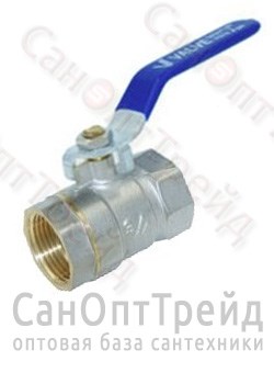 Кран шаровой ЭКОНОМ никелированный ручка 1/2" ВР/ВР TiM 20123662 - фото 25242