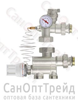 Насосно-смесительный узел 1036.130-180 для систем отопления 1-1/2" (без насоса) TiM 20124582 - фото 25388
