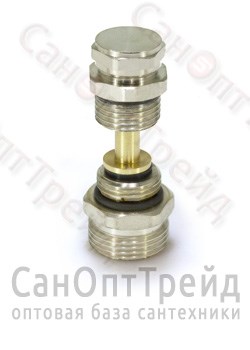 Регулировочный клапан для коллекторного блока на обратном контуре с ниппелем 1/2"х3/4" 305.23 TiM 20124590 - фото 25400