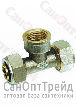 Тройник ник с резьбой 16х1/2"х16 (Ц/ВР/Ц) 1605 20122984 - фото 25600