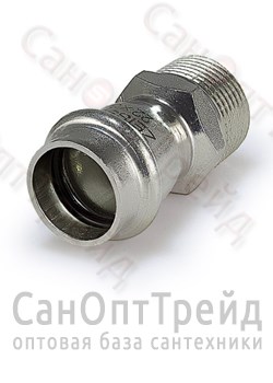 Муфта пресс с резьбой 22х1/2"(НР) нержавеющая сталь Zeissler 20126160 - фото 25679