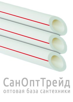 Труба PPR для горячей воды PN-20 63х10,5 по 4м 20125634 - фото 25733