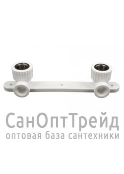 Монтажная планка с водорозетками 20х1/2" ВР PPR 20123330 - фото 25778