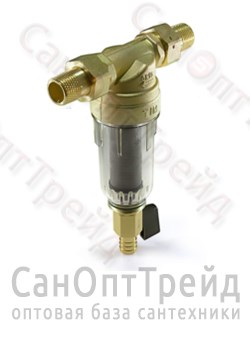 Фильтр тонкой очистки 1/2" НР/НР стекло TiM 10044772 - фото 26044