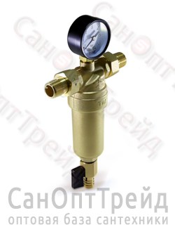 Фильтр тонкой очистки с манометром 3/4" НР/НР TiM 20015747 - фото 26049