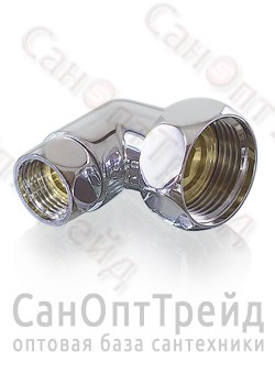 Уголок для полотенцесушителя 1"х1" ВР/ВР хром TiM 20125019 - фото 26097
