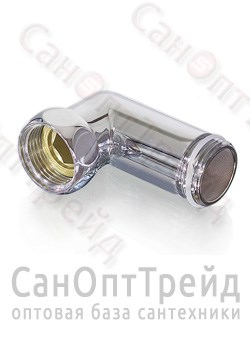 Уголок для полотенцесушителя 1"х1" ВР/НР хром TiM 20125024 - фото 26098