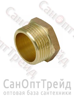 Гайка-заглушка 1-1/4" НР латунь ТiМ 20124087 - фото 26138