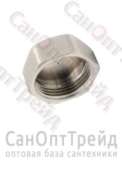 Гайка-заглушка 1/2" ВР никель ТiМ 20124078 - фото 26444