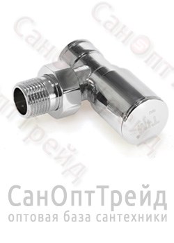 Вентиль 301.02 угловой регулирующий верхний ХРОМ 1/2" ВР/НР TiM 20125133 - фото 27000