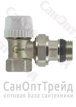 Вентиль под термоголовку 205.02 угловой регулирующий верхний 1/2" ВР/НР Zeissler 20123071 - фото 27008