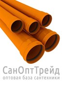 Труба НПВХ (SN4) для наружной канализации 160х4.0 по 1м 20126003