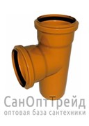 Тройник ПВХ для наружной канализации 45гр 110 20125348