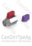 Кран шаровой латунь хром МИНИ полнопроходной 1/2" ВР/НР TiM 20124914