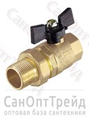 Кран шаровой усиленный АМЕРИКАНКА бабочка 1" АМ/НР полнопроходной TiM 20124517