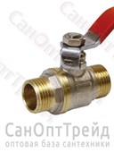 Кран шаровой облегченный никелированный ручка 3/4" НР/НР TiM 20124889