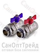 Кран шаровый коллекторный с полусгоном 1" НР 318-4 TiM 20124599