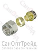 Фитинг коллекторный для полиэтиленовой трубы 16 (2.0) x 1/2" (конус) TiM 20123970
