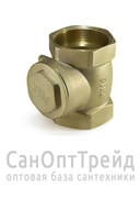 Горизонтальный обратный клапан 1/2" ВР/ВР осевой диск латунь TiM 20126108