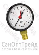 Манометр 1/4" вертикальный (радиальный) 16 бар 50мм TiM 20124855