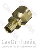 Муфта аксиальная с резьбой 16(2,2)х1/2" ВР TiM 20123142