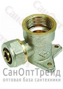 Угольник ник с креплением и резьбой 20х1/2" (Ц/ВР) 2007 20123036