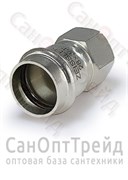 Муфта пресс с резьбой 15х1/2"(ВР) нержавеющая сталь Zeissler 20126164