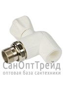 Вентиль угловой 25х3/4" НР для радиатора PPR 20123235