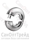 Отражатель для полотенцесушителя разъемный 1/2" из нержавеющей стали (h-12мм) TiM 20123809