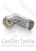Уголок для полотенцесушителя 1"х3/4" ВР/НР хром TiM 20125023