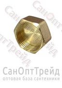 Гайка-заглушка 1-1/2" ВР латунь ТiМ 20123708