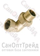 Американка угловая 3/4" НР/ВР никель ТiМ 20124020