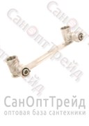 Монтажная планка с водорозетками 16х1/2" (Ц/ВР) никель ТiМ 20123128