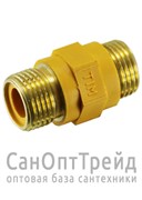 Диэлектрик для газа 3/4"х3/4" НР/НР латунь TiM 20125102