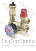 Группа безопасности котла 3/4" КОМПАКТ 3 бар 1026-3 TiM 20125090