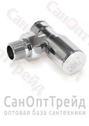 Вентиль 301.02 угловой регулирующий верхний ХРОМ 1/2" ВР/НР TiM 20125133
