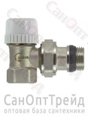Вентиль под термоголовку 205.02 угловой регулирующий верхний 1/2" ВР/НР Zeissler 20123071