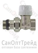 Вентиль под термоголовку 206.02 прямой регулирующий верхний 1/2" ВР/НР Zeissler 20123891