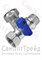 Кран трехходовой 1/2"х3/4"х1/2" (ВР/НР/НР) для подключения приборов 5807 никель TiM 20126152 - фото 25100