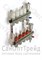 Коллекторная группа из латуни с расходомерами без кранов 1", 10 x 3/4" КC010 TiM 20124982 - фото 25268